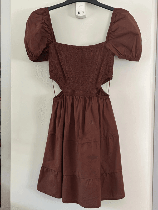 Vestido marrón