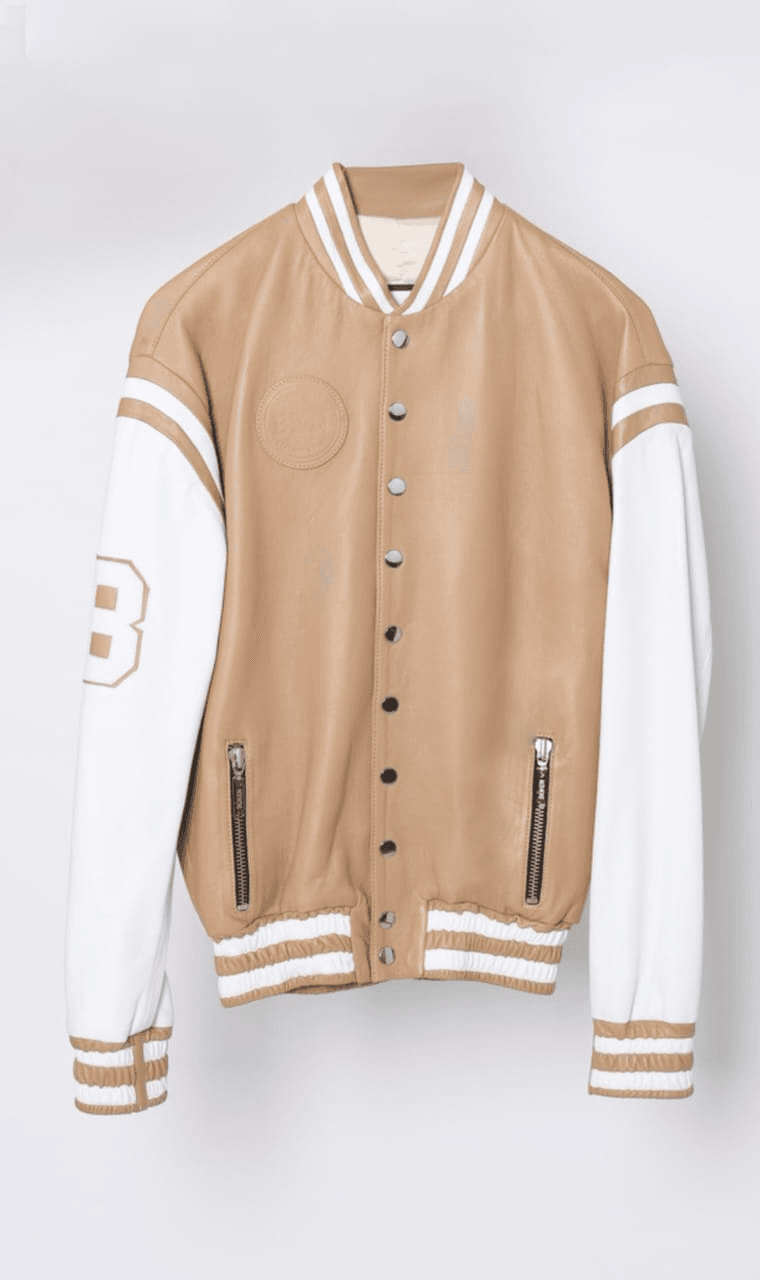 Campera de cuero ovino de la marca Boken. Sin uso