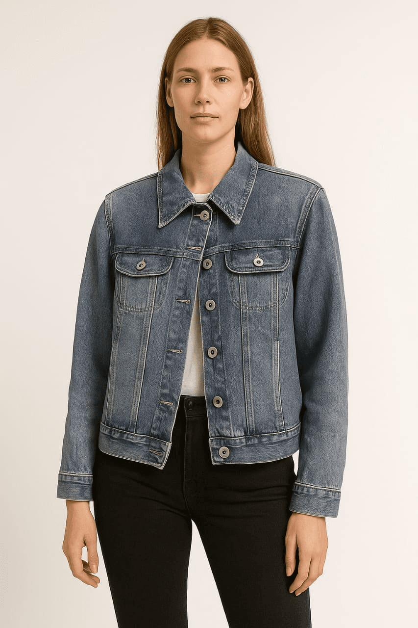 Campera de denin, 100 algodon, impecable