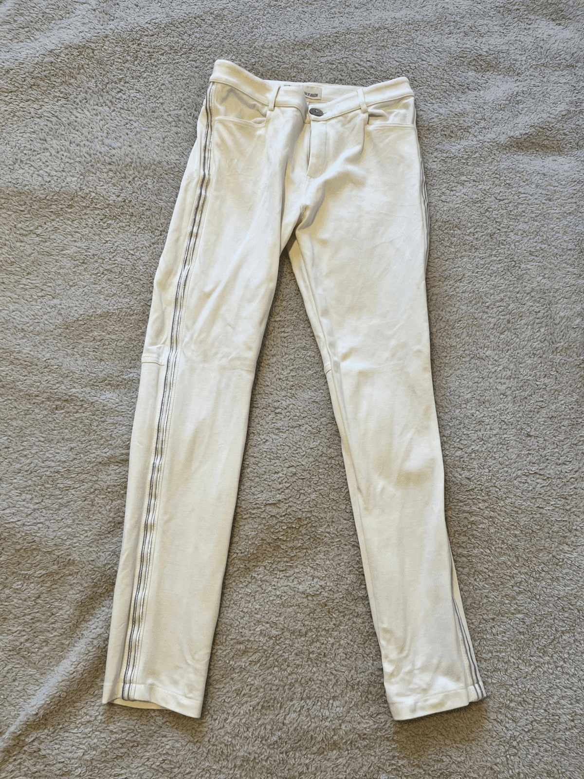 Pantalón blanca elastizado