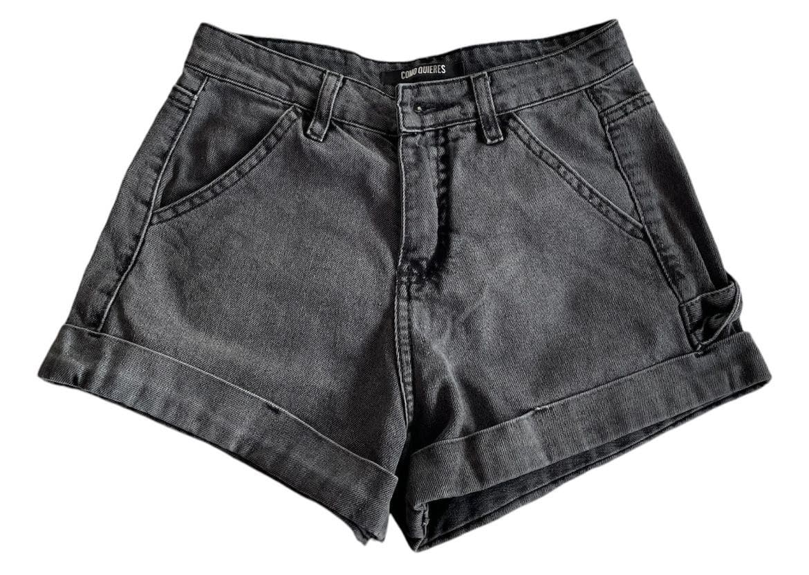 Short Como Quieres Gris Topo Talle 34 (Usado)